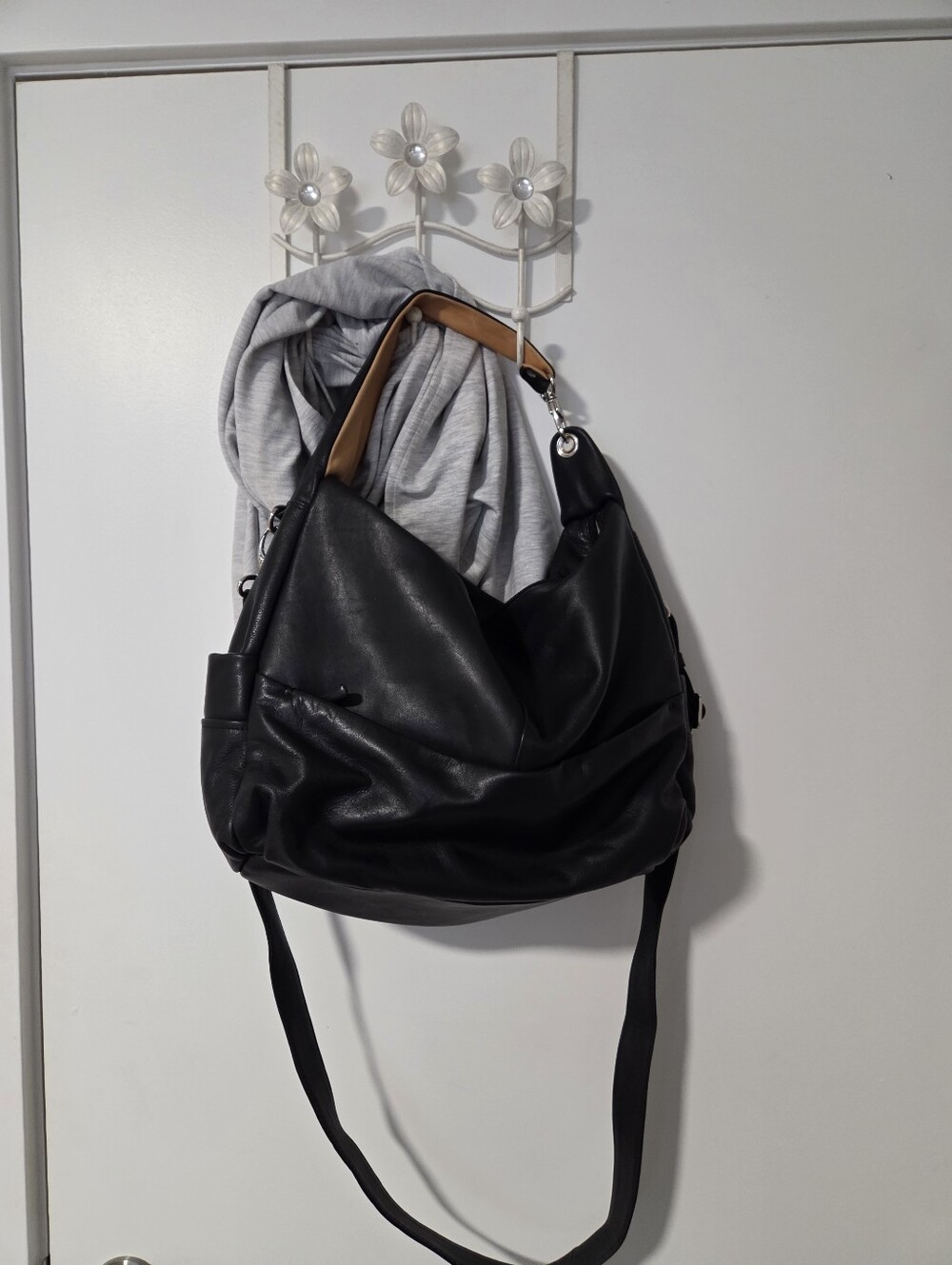 Derek Alexander Leather Satchel/ Crossbody